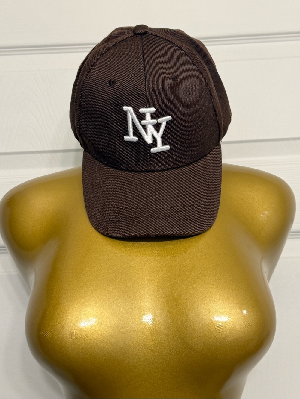 Brown NY Logo Men's Baseball Cap